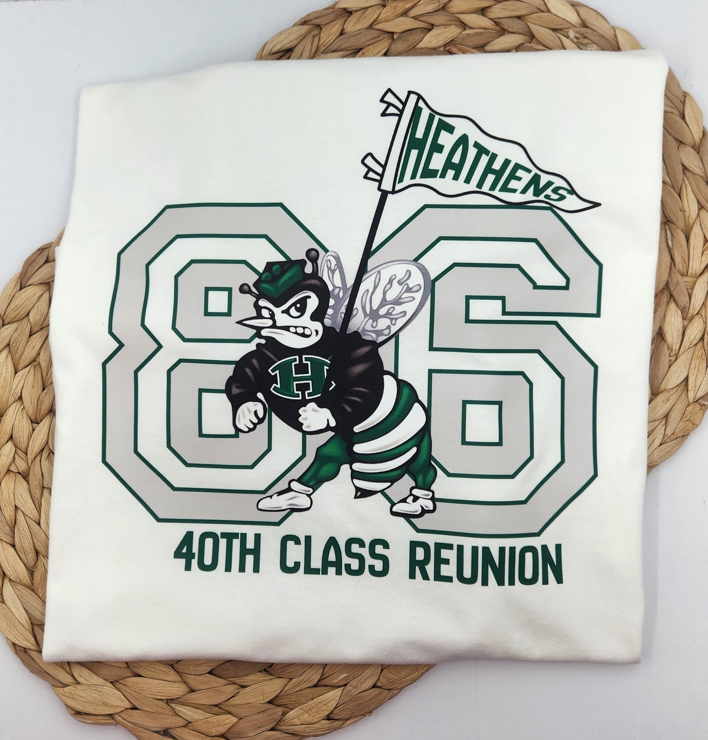Huntsville High 40th Reunion Short Sleeve Tee - WHITE