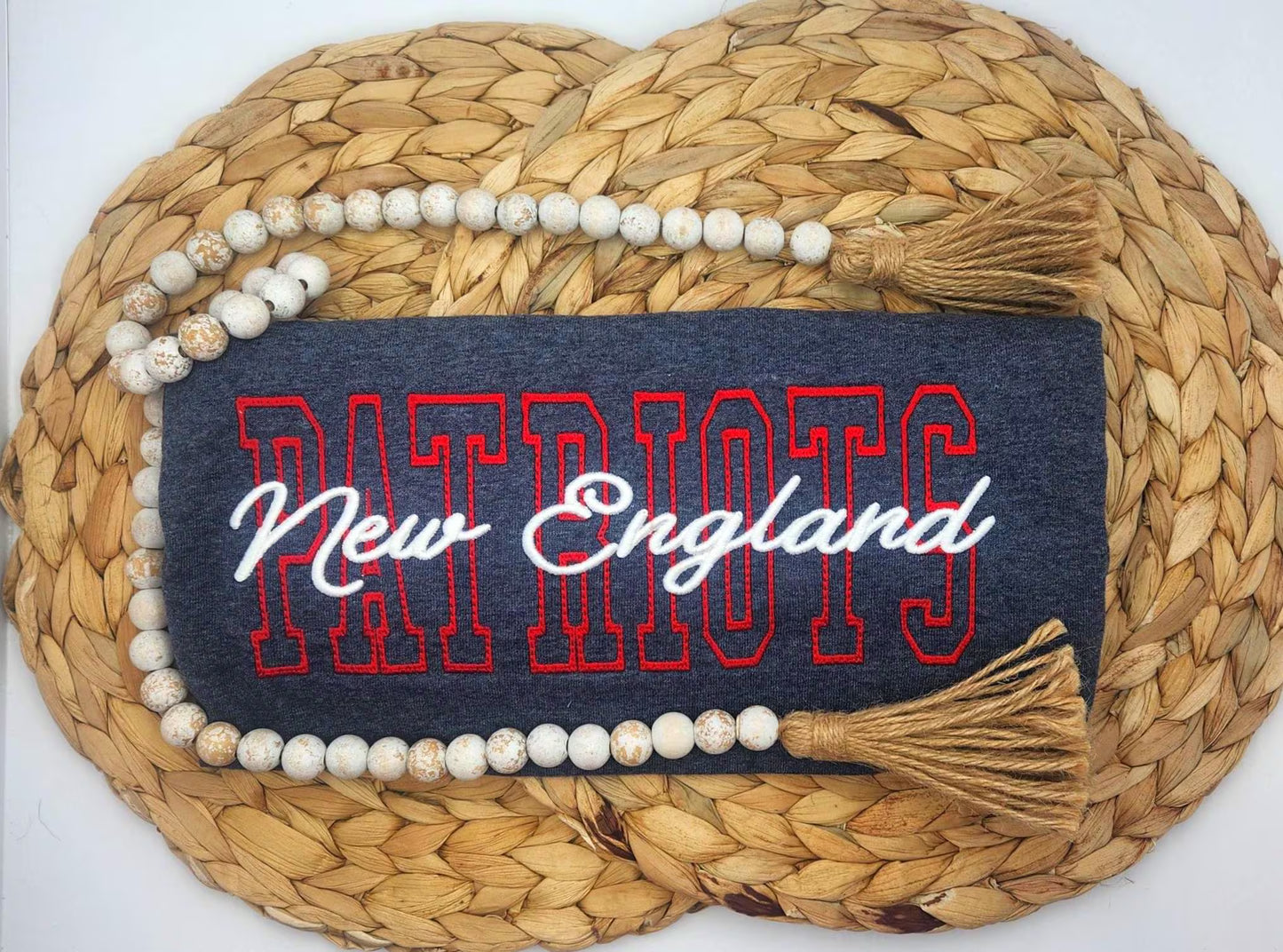 3d Puff New England Patriots Short Sleeve Shirt