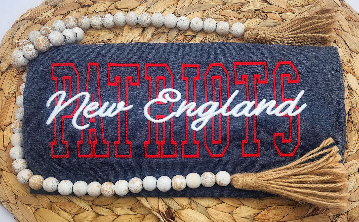 3d Puff New England Patriots Short Sleeve Shirt