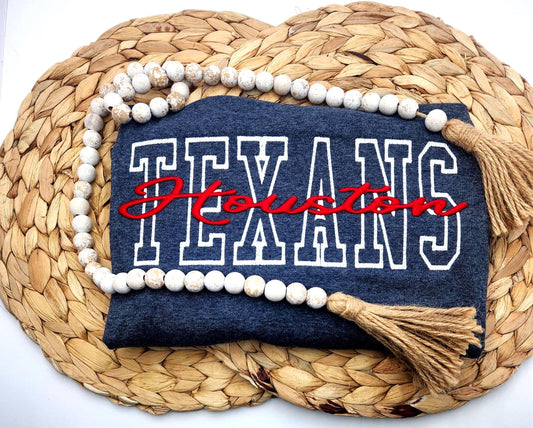3d Puff Houston Texans Short Sleeve Shirt