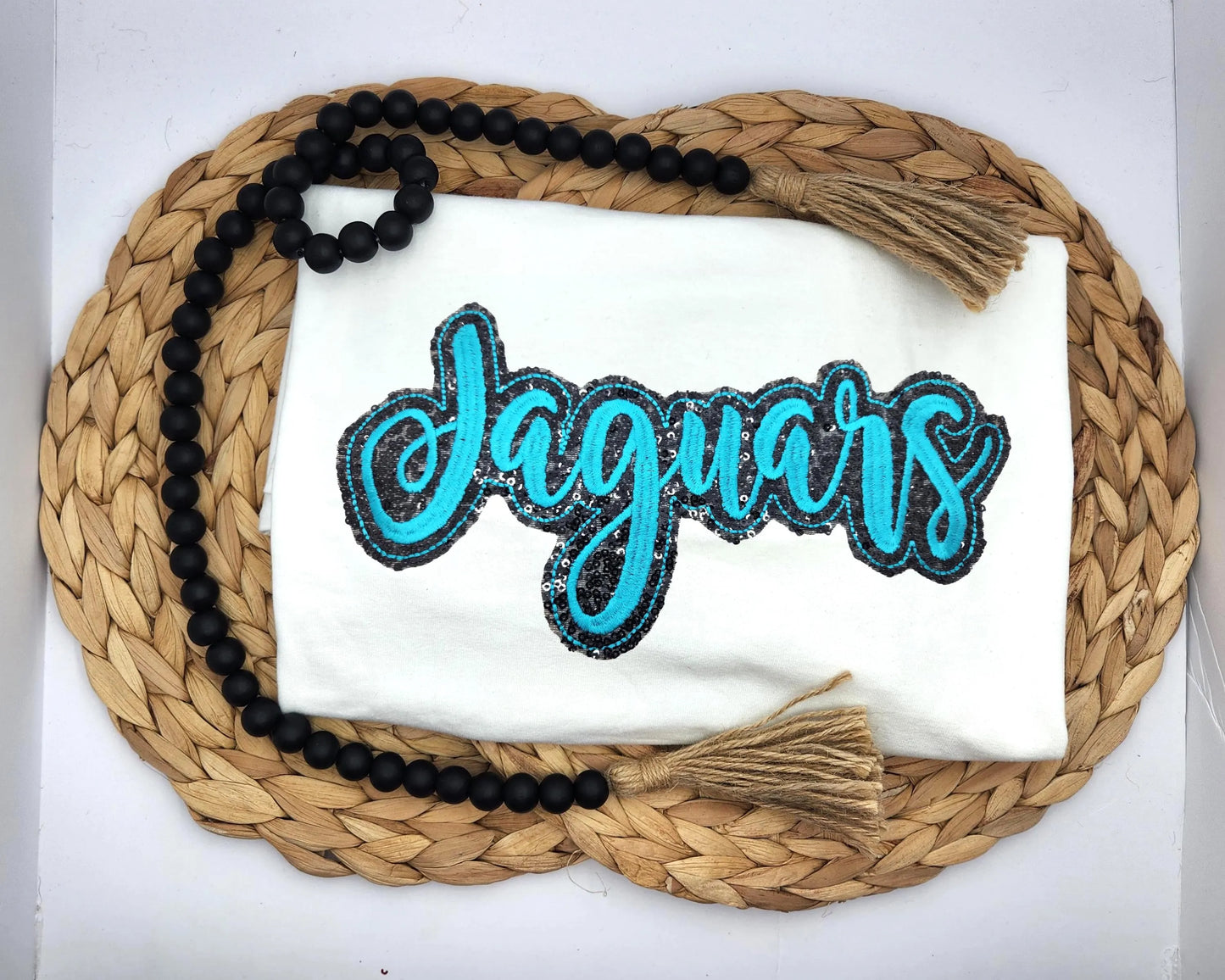 Sequin Jaguars Short Sleeve Shirt