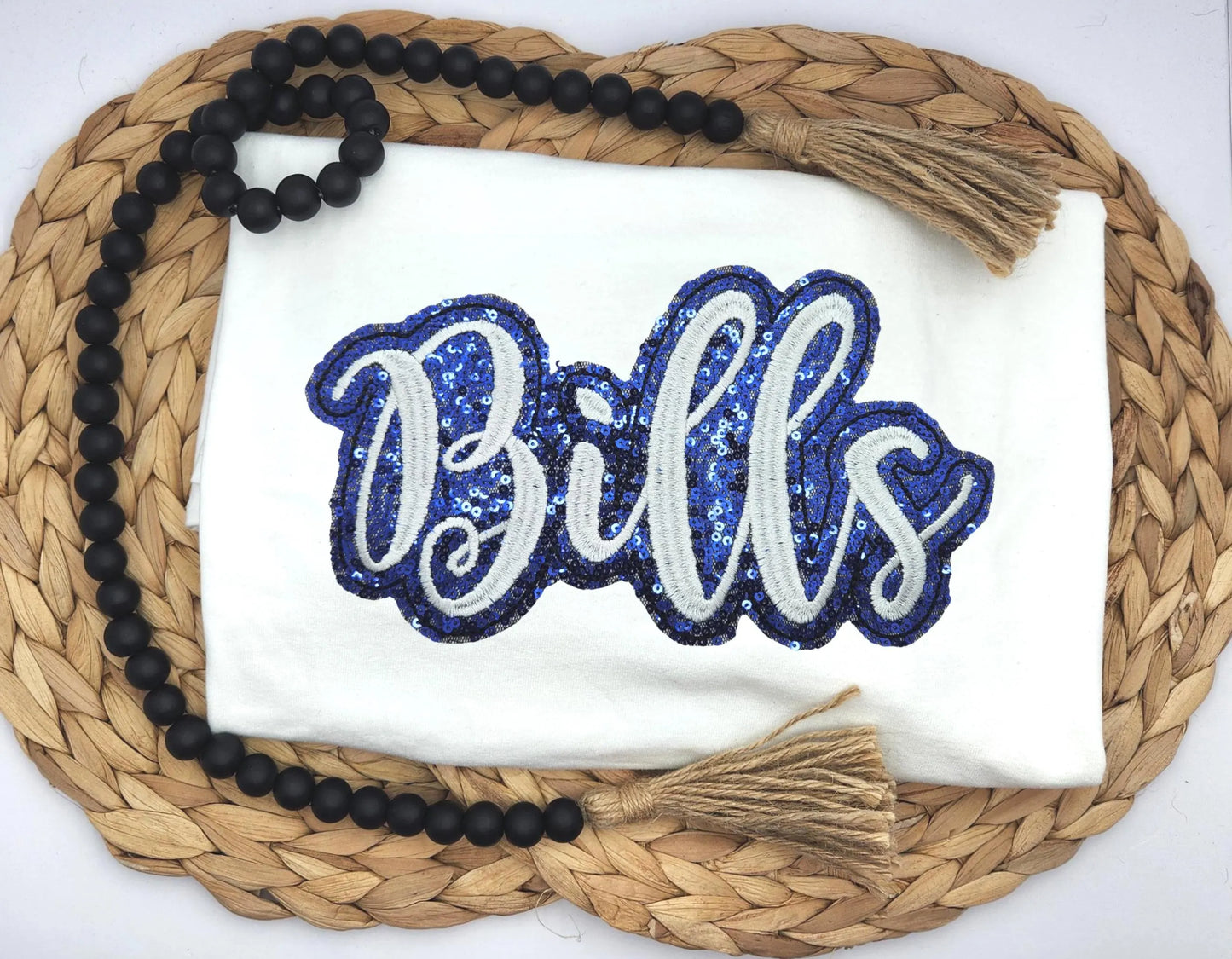 Sequin Bills Short Sleeve Shirt