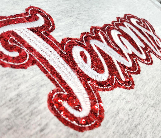 Sequin Texans Short Sleeve Shirt