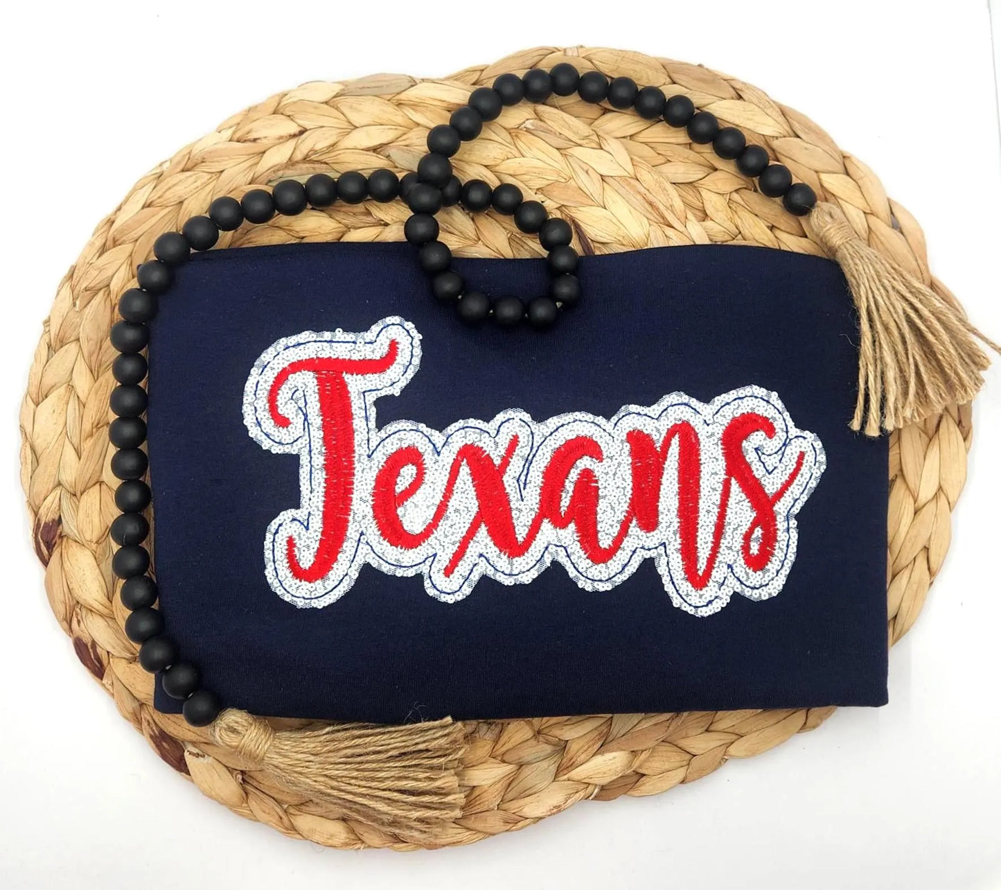 Sequin Texans Short Sleeve Shirt